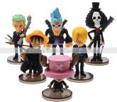 Figuras PVC One Piece - 6 peças.