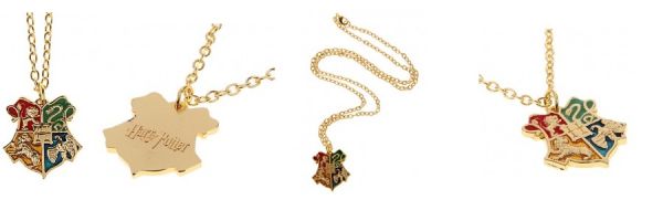 Colar Harry Potter emblema Escola Hogwarts